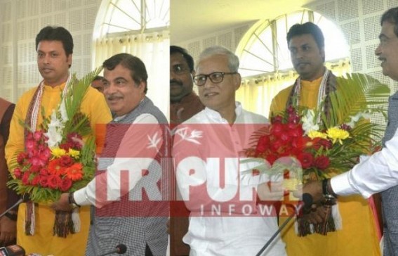 Central BJP chooses 'original' fighters of BJP, RSS for highest Posts in Tripura cabinet 